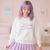 No Fluffs To Give cloud illustration Sweatshirt | Cute sarcastic slogan