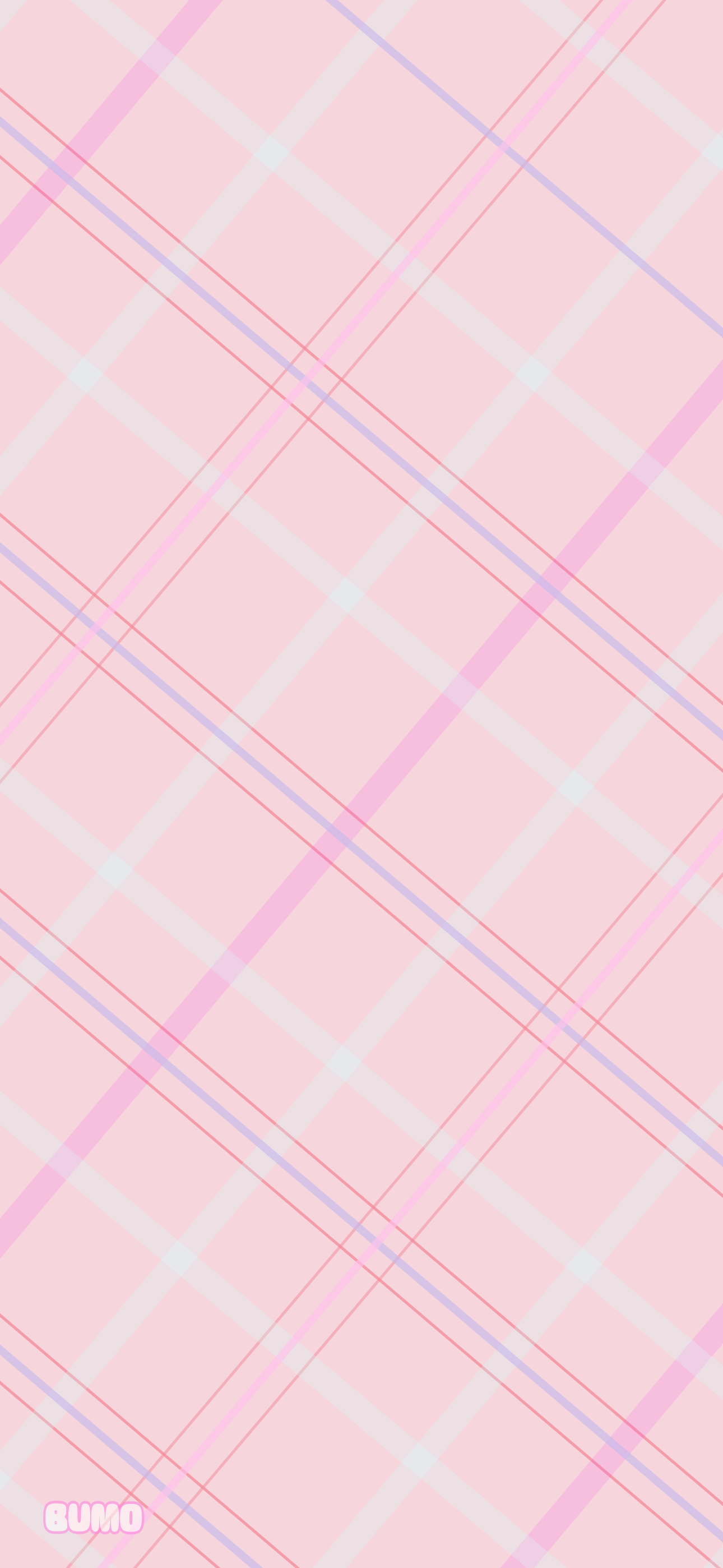 Pink Plaid Mobile Wallpaper