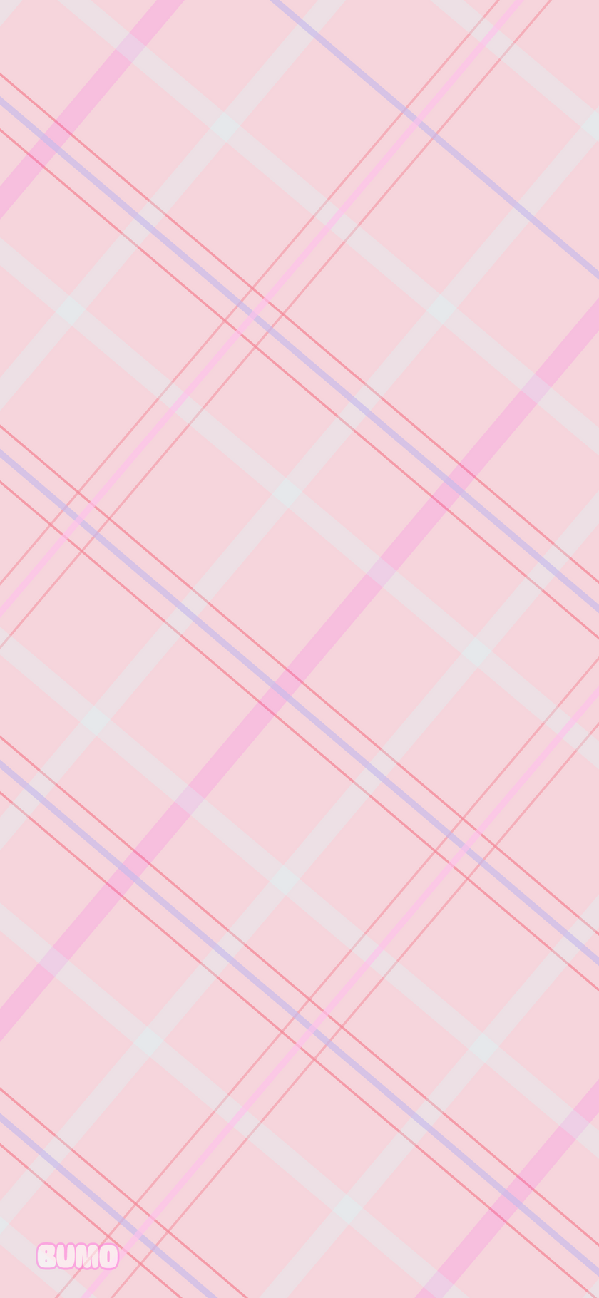 Pink Plaid Mobile Wallpaper